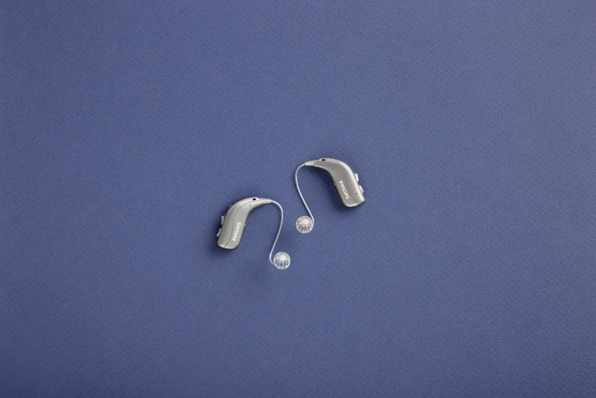زوج من أجهزة السمع Philips HearLink 50 بنمط miniRITE R